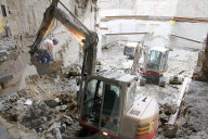 Baugewerbe Bausanierung Baumaschine