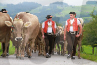 Appenzeller Bauern in Tracht
