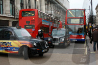 Taxi - Doppeldeckerbusse London UK