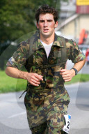 Schweizer Nationalsport Reinacher Waffenlauf  Sieger Patrick Wieser