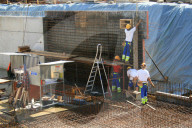 Baustelle, Hausbau