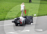 Motorradunfall, Verkehrsunfall, 2005