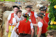Appenzeller Bauern in Tracht