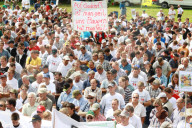 Bauernaufstand ,Demo in Sempach