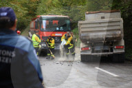 Lastwagenunfall 