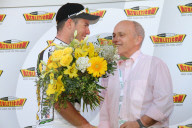 Mark Cavendisch - Ueli Maurer Bundesrat Schweiz Tour de Romandie 2010
