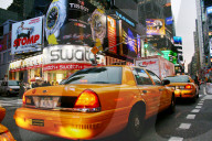  Taxis am Times Square  New York