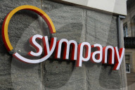 Schriftzug Krankenkasse  Sympany