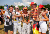 Deutsche Fans jubeln