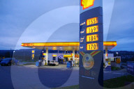 Kraftstoff Shell Tankstelle
