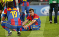 Entäuschung bei David Angel Abraham - Xherdan Shaqiri FC Basel