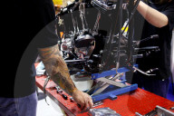 Mechaniker Motorblock