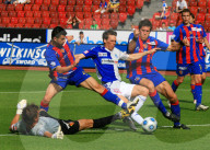 Fussball Roland Linz trifft zum 3:1 