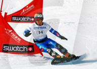 FIS Snowboard Weltmeisterschaft Parallel Slalom  Arosa Philipp Schoch SUI