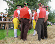 Appenzeller Bauern in Tracht
