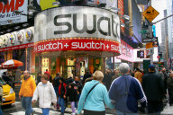 Strassenszene Times Square New York