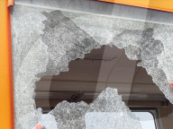 Fussballhooligans Vandalismus