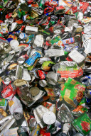 Recycling Aludosen Konservendosen