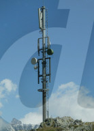 Mobilfunkantenne in den Bergen  2004