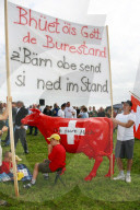 Bauernaufstand ,Demo in Sempach