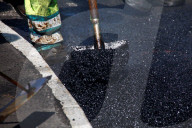 Strassenbauer Asphalt 