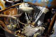 Motorblock voller Rost