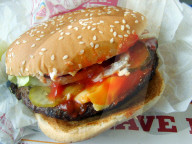 Fast Food  Menue Whopper