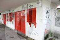Fussballstadion  Eingang