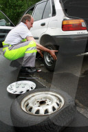 Mechaniker an der Arbeit