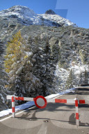 Wintersperre  Grimselpass