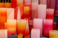 Bunte Kerzen