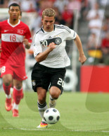 Fussball Euro 2008 Deutschland - Tuerkei Lukas Podolski (Deutschland)