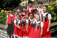 Jodlerfest Interlaken , Kinder Jodlergruppe aus Südkorea