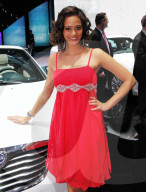 Automobilsalon Genf   Miss Schweiz 2011 Alina Buchschacher