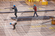 Armierungseisen Baustelle Bauwirtschaft 
