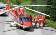 Rega Helikopter, Verkehrsunfall