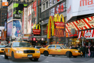 Taxis am Times Square New York