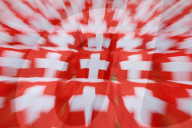 Schweiz-England Schweizer Fahnen 