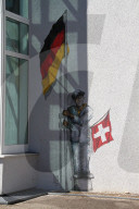 Büsingen am Hochrhein, halb deutsch und halb ist es Schweiz