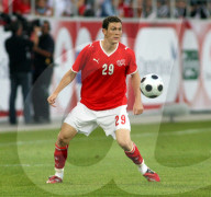 Fussball Schweiz - Liechtenstein  Stephan Lichtsteiner (Schweiz)