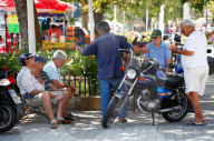 Griechische Rentner Rhodos Griechenland