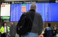 Abflugtafel  Flughafen
