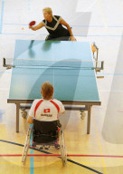 Rollstuhl - Tischtennis