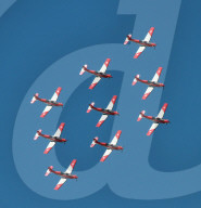 PC 7 Flugzeuge ,Schweizer Armeepiloten