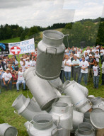 Bauernaufstand ,Demo in Sempach