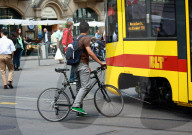 Tramverkehr Radfahrer