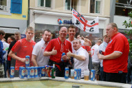 Fussballfans aus England