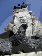 Denkmal beim Gotthard Hospiz, 2005