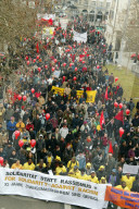 Demonstration gegen die Zwangsmassnahmen im Asylrecht und Rassismus in Zürich, 2005