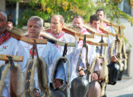 Trychlergruppe , Winzerfest Doettingen